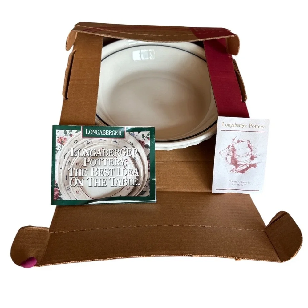 Longaberger Pottery Woven Traditions 10